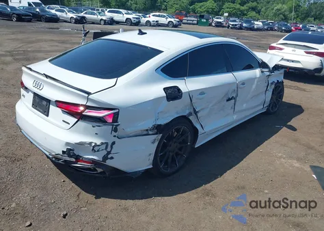 2023 Audi A5 Sportback Premium Plus 45 Tfsi S Line Quattro S Tronic из США, поврежденный, VIN WAUFACF56PA057431